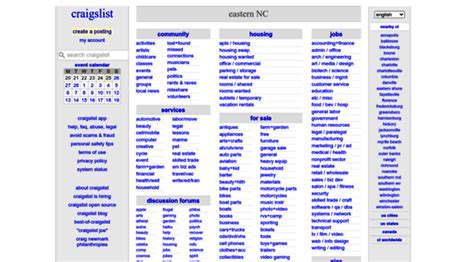 craigslist provides local classifieds and forums for jobs, housing, for sale, services, local community, and events. . Craigslist jobs nc